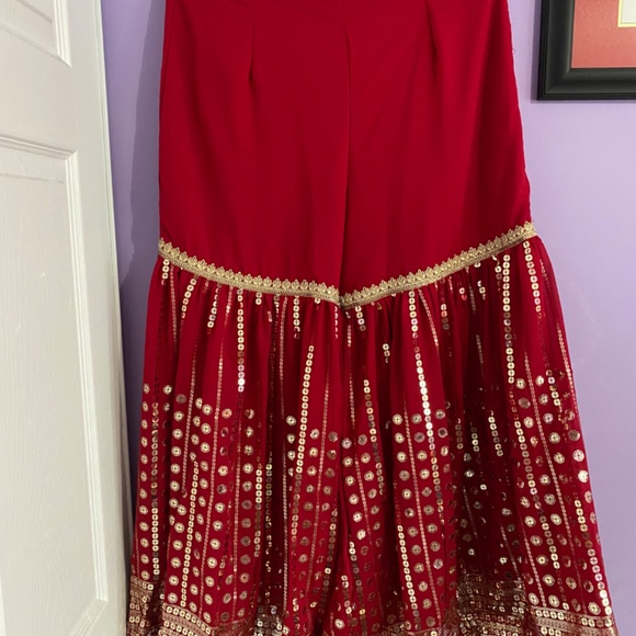 Sharara / Gharara Indian / Pakistani Outfit Size 8 - Picture 5 of 10